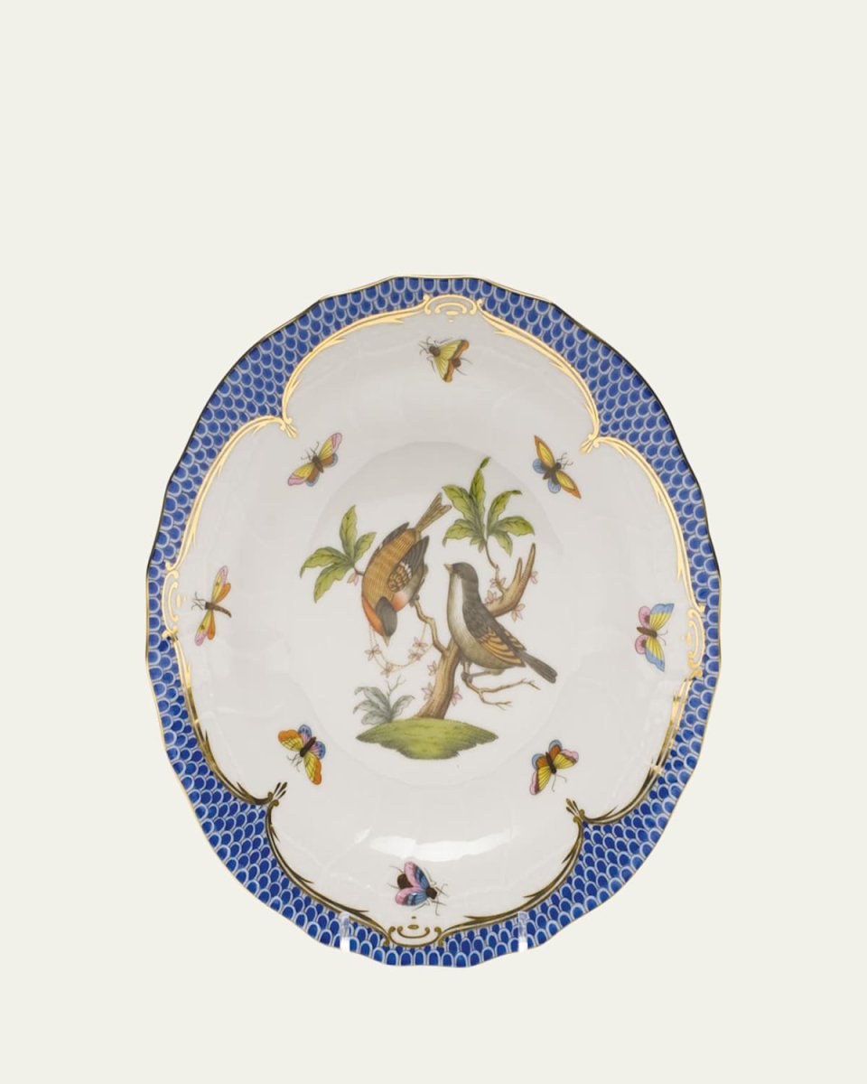 Rothschild Blue Motif 12 Dessert Plate